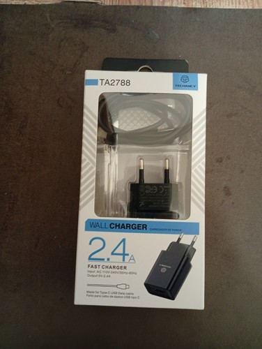 Charger with european plug - with,