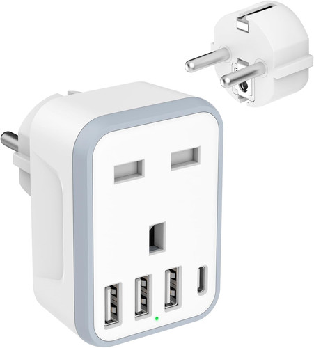 European travel adapter in - adapter,, 5
