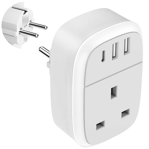 European plug adapter to - plug,
